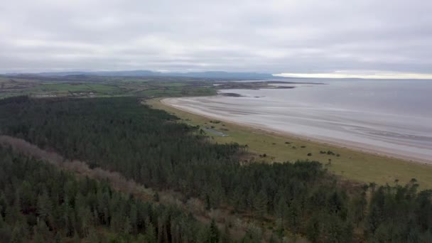 Vista aérea de Murvagh en el Condado de Donegal, Irlanda — Vídeos de Stock