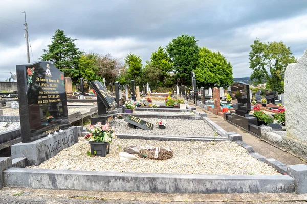 Killybegs, Irland - 13. Oktober 2021: Friedhof mit Atlantikblick — Stockfoto