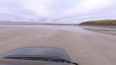 İrlanda 'nın Donegal ilçesindeki Rossnowlagh Sahili' nde