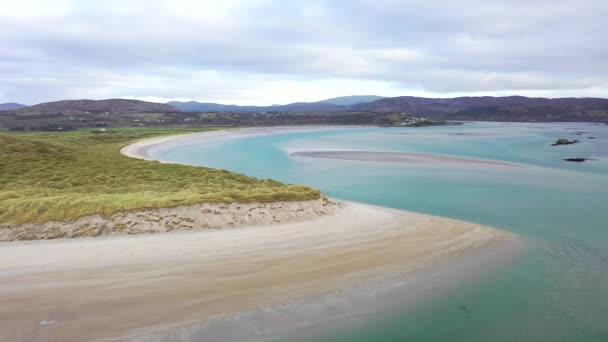 Dooey beach by Lettermacaward in County Donegal - Ireland — Stock video
