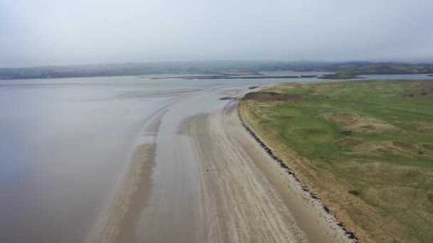 Flygfoto över Murvagh i grevskapet Donegal, Irland — Stockvideo