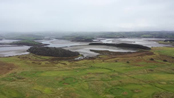 Veduta aerea di Murvagh nella contea di Donegal, Irlanda — Video Stock