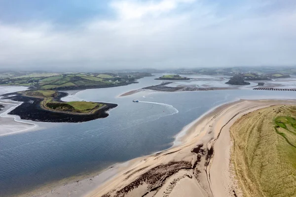 Letecký pohled na Murvagh v hrabství Donegal, Irsko — Stock fotografie