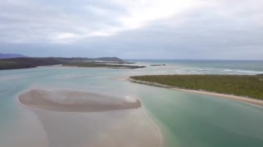 Donegal, İrlanda 'da Lettermacaward' ın Dooey plajı.