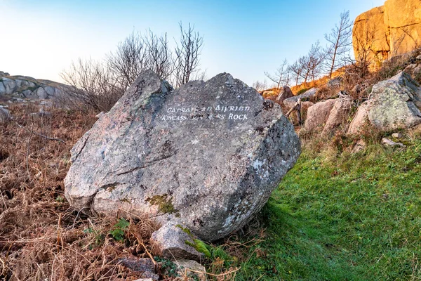 Historická masová skála od Kincasslagh v hrabství Donegal - Irsko — Stock fotografie