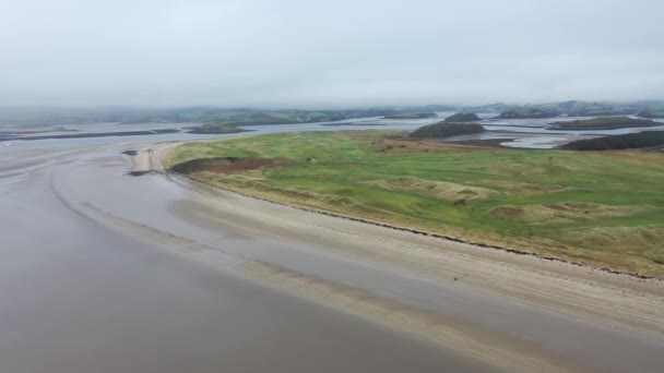 Widok z lotu ptaka na Murvagh w hrabstwie Donegal, Irlandia — Wideo stockowe