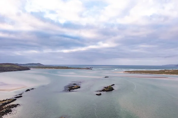 Gweebarra Bay mezi Lettermacaward a Portnoo v hrabství Donegal - Irsko — Stock fotografie