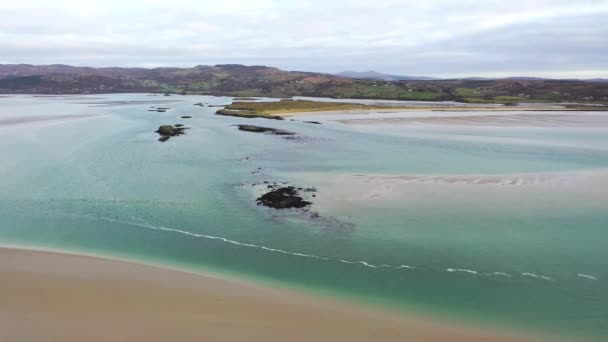 Dooey beach by Lettermacaward in County Donegal - Irlande — Video