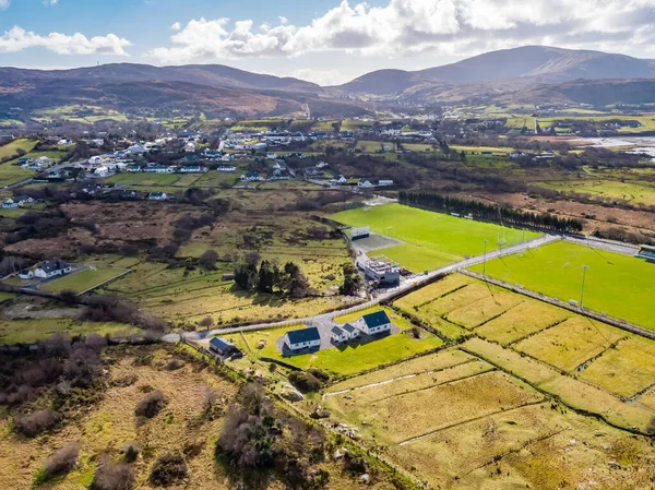 Αεροφωτογραφία της Ardara στο County Donegal - Ιρλανδία — Φωτογραφία Αρχείου