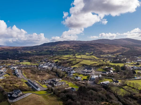 Vista aérea de Ardara no condado de Donegal - Irlanda — Fotografia de Stock