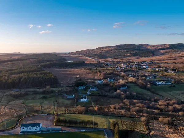 Αεροφωτογραφία της Glenties στο County Donegal, Ιρλανδία — Φωτογραφία Αρχείου