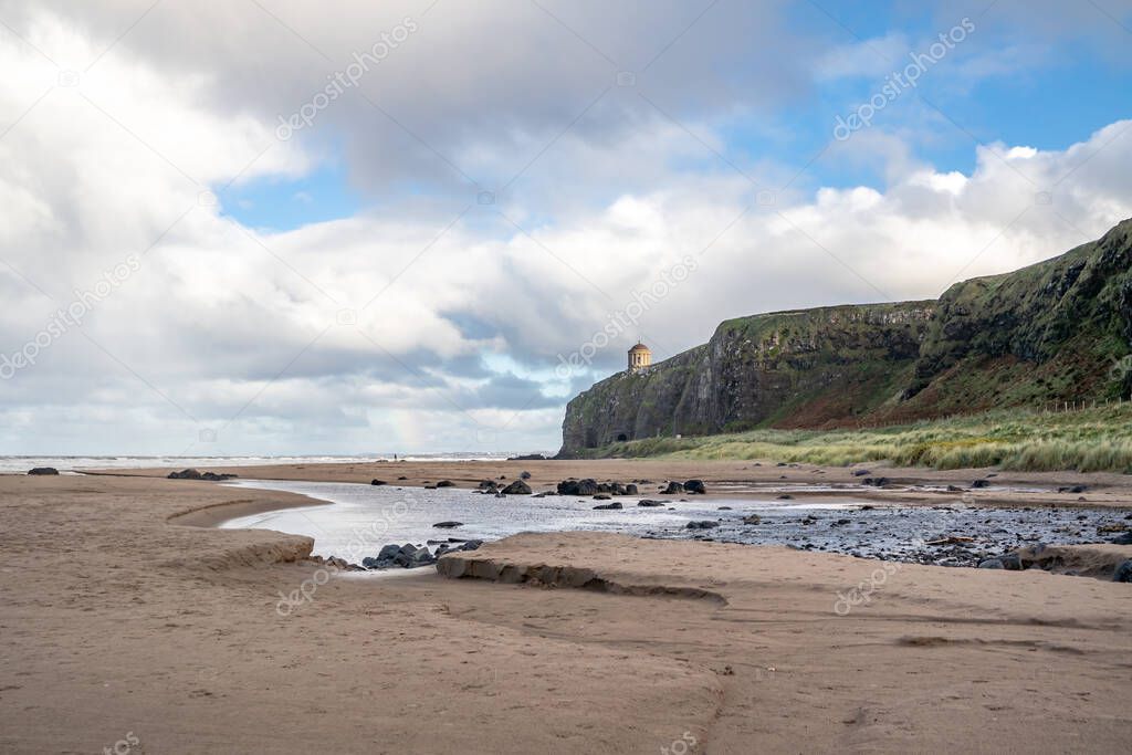 This is Downhill Beach in Northern Ireland