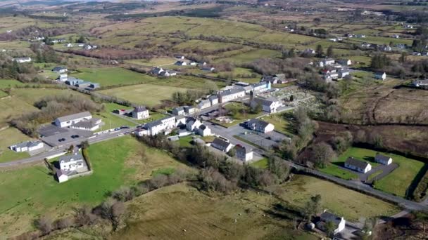 Vista aérea de Frosses no Condado de Donegal - Irlanda. — Vídeo de Stock