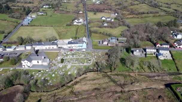 Vue aérienne de Frosses dans le comté de Donegal - Irlande. — Video