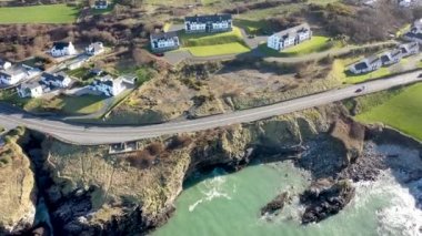 N56 'nın Portnablagh, Co. Donegal, İrlanda' daki hava manzarası.