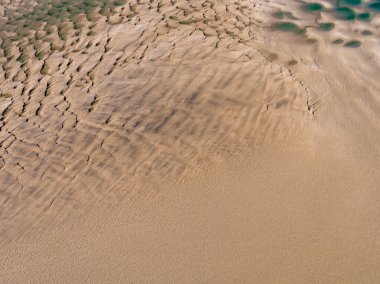 Donegal İlçesindeki Ballyness Körfezi 'nin havadan görünüşü - İrlanda