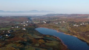 Sabah sisli havada Lough modası, Donegal İlçesi, İrlanda Cumhuriyeti