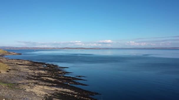 Donegal县养鱼场的空中景观-爱尔兰 — 图库视频影像