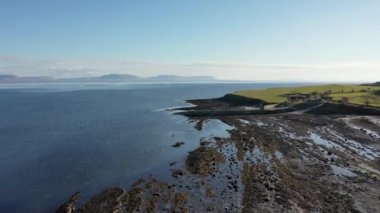 Ballyederland 'daki muhteşem kayalık sahil manzarası County Donegal' deki St Johns Point - İrlanda.