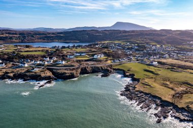 Aerial view of Portnablagh, County Donegal, Ireland