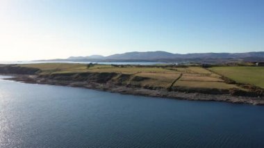 Ballyederland 'daki muhteşem kayalık sahil manzarası County Donegal' deki St Johns Point - İrlanda.