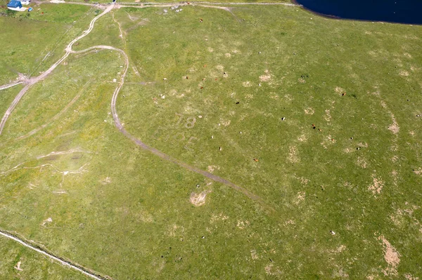 Letecký Pohled Značku Eire Melmore Head Hrabství Donegal Irsko — Stock fotografie