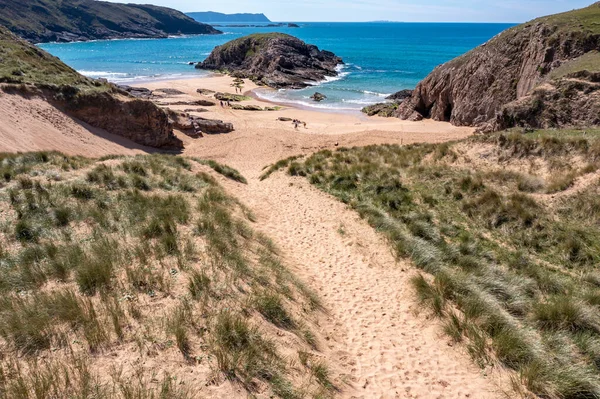 Aerial View Murder Hole Beach Officially Called Boyeghether Bay County — Stock Photo, Image