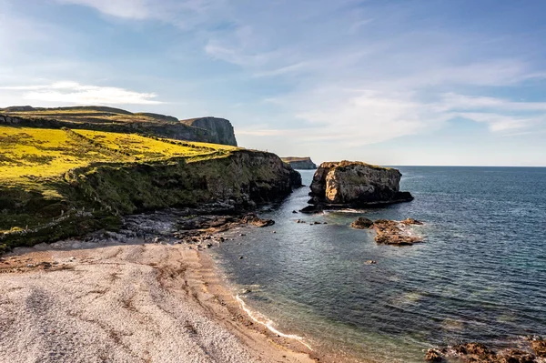 Vue Aérienne Grande Arche Pollet Sea Péninsule Fanad Comté Donegal — Photo