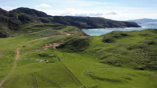 Widok Lotu Ptaka Nową Drogę Murder Hole Beach Oficjalnie Zwanej — Wideo stockowe