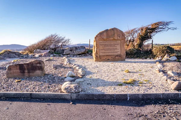 Dunkineely County Donegal Ireland Апреля 2022 Года Камни Помнящие Рыбака — стоковое фото