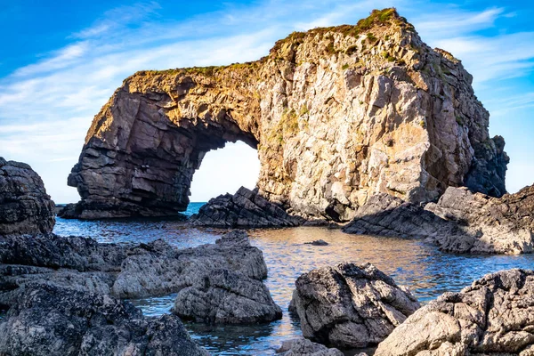 Great Pollet Sea Arch Fanad Peninsula Grevskapet Donegal Irland — Stockfoto