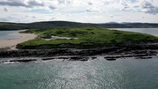 Gweebarra Bay Lettermacaward County Donegal Ιρλανδία — Αρχείο Βίντεο