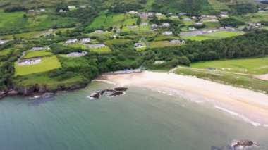 Killybegs, County Donegal, İrlanda 'dan Fintra Plajı,