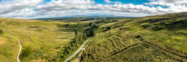 Vista Aérea Carretera Entre Ardara Killybegs Condado Donegal República Irlanda —  Fotos de Stock