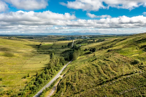 Aerial View Road Ardara Killybegs County Donegal Republic Ireland — Stockfoto