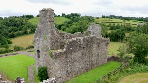 Красивый Замок Талли Энниски Графство Ферманг Северной Ирландии — стоковое видео