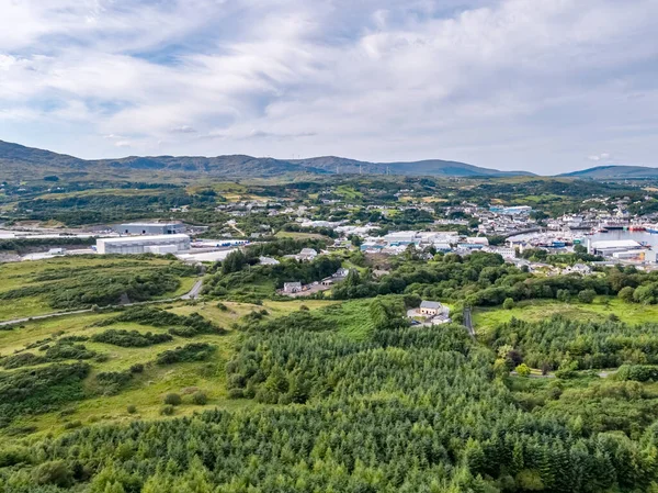 Aerial Killybegs County Donegal Republic Ireland — стоковое фото