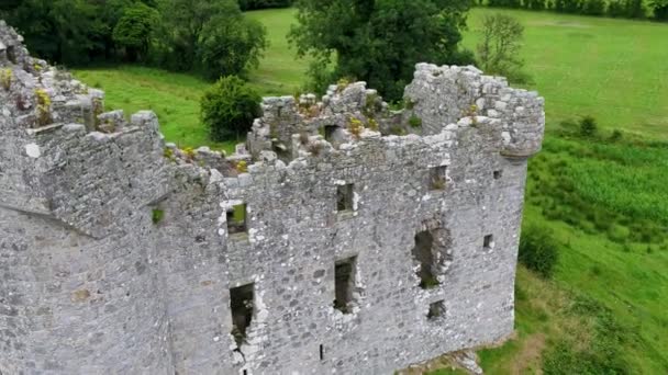 Beautiful Monea Castle Enniskillen County Fermanagh Northern Ireland — Stockvideo