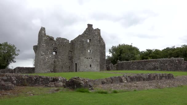 Beautiful Tully Castle Enniskillen County Fermanagh Innorthern Ireland — ストック動画