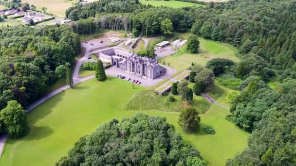 Aerial Belleek Castle Ballina County Mayo Ireland — Vídeo de Stock