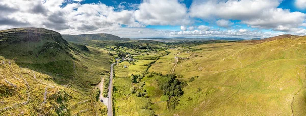 Aerial View Altnadewon Mountain Ardara Killybegs County Donegal Republic Ireland — Stock Photo, Image