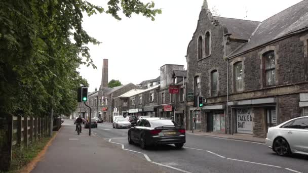 Enniskillen Northern Ireland July 2022 Traffic Moving Sligo Road — стоковое видео