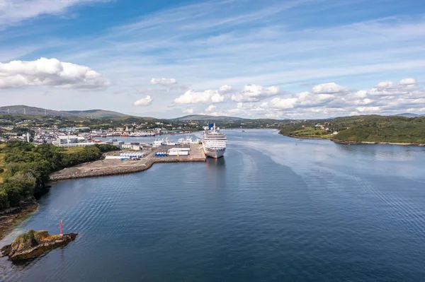 Killybegs Ireland July 2022 Arcadia Cruise Ship Cruises Fleet Visiting — Fotografia de Stock