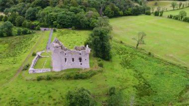 Enniskillen 'den Güzel Monea Şatosu, Fermanagh İlçesi, Kuzey İrlanda.