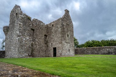 The beautiful Tully Castle by Enniskillen, County Fermanagh inNorthern Ireland.