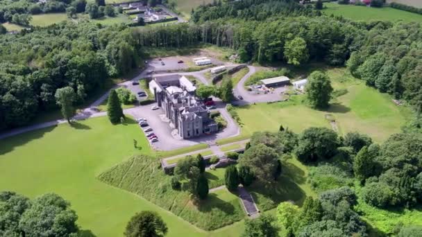 Aerial Belleek Castle Ballina County Mayo Ireland — Vídeo de Stock