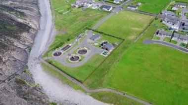 ENNISCRONE, COUNTY SLIGO, IRELAND - AUGUST 01 2022 : This plant cleans the water of Enniscrone.