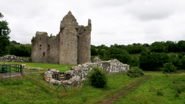 Beautiful Monea Castle Enniskillen County Fermanagh Northern Ireland — стоковое видео