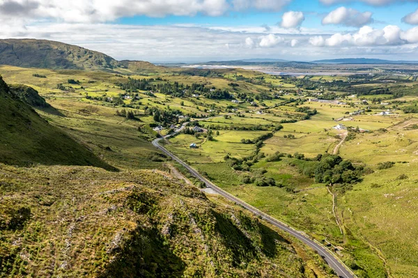 Aerial View Road Ardara Killybegs County Donegal Republic Ireland — Stock Photo, Image