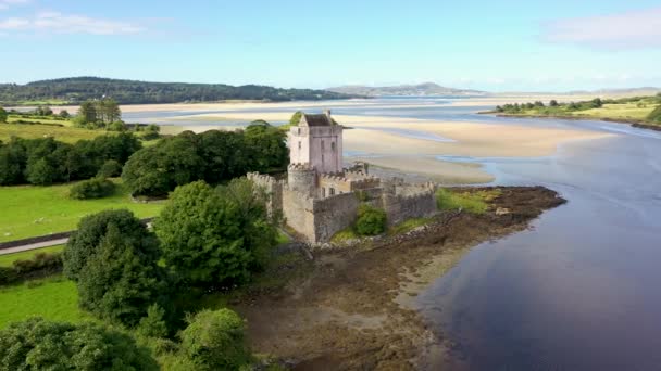 Doe Castle Creeslough County Donegal Republic Ireland — Vídeo de Stock